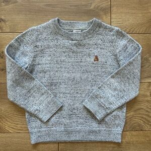 GAP Baby & Toddler Crewneck Sweater | 4T | Light Heather Gray | Brannan Bear